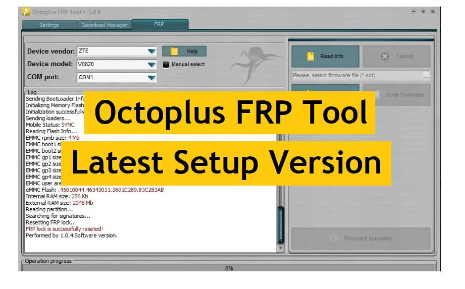 Octoplus FRP Tool v2.8.8