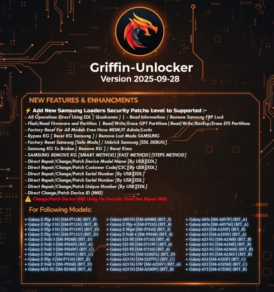 Griffin Unlocker Latest Update