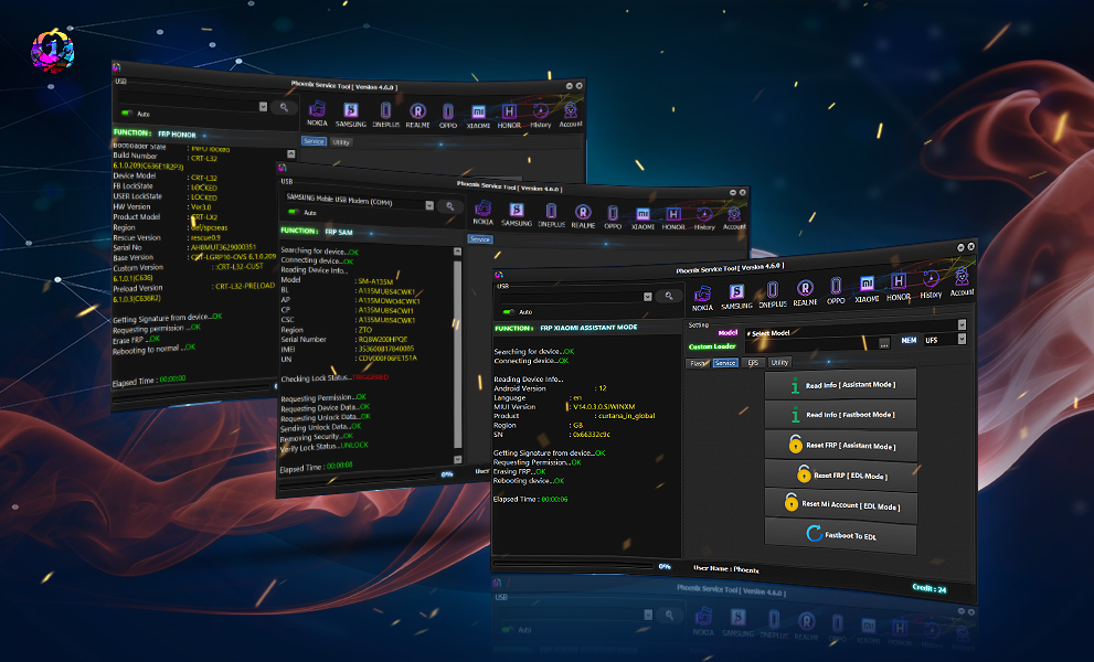 Phoenix Service Tool V8.1.0 Update