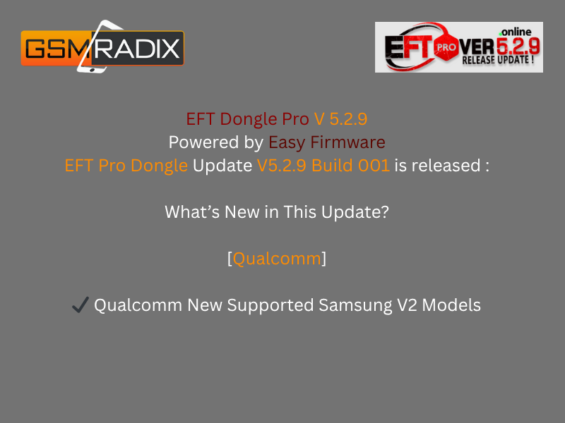 EFT Pro Dongle V5.2.9 Update