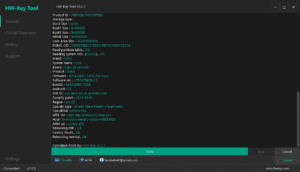 HW-Key Tool Credits