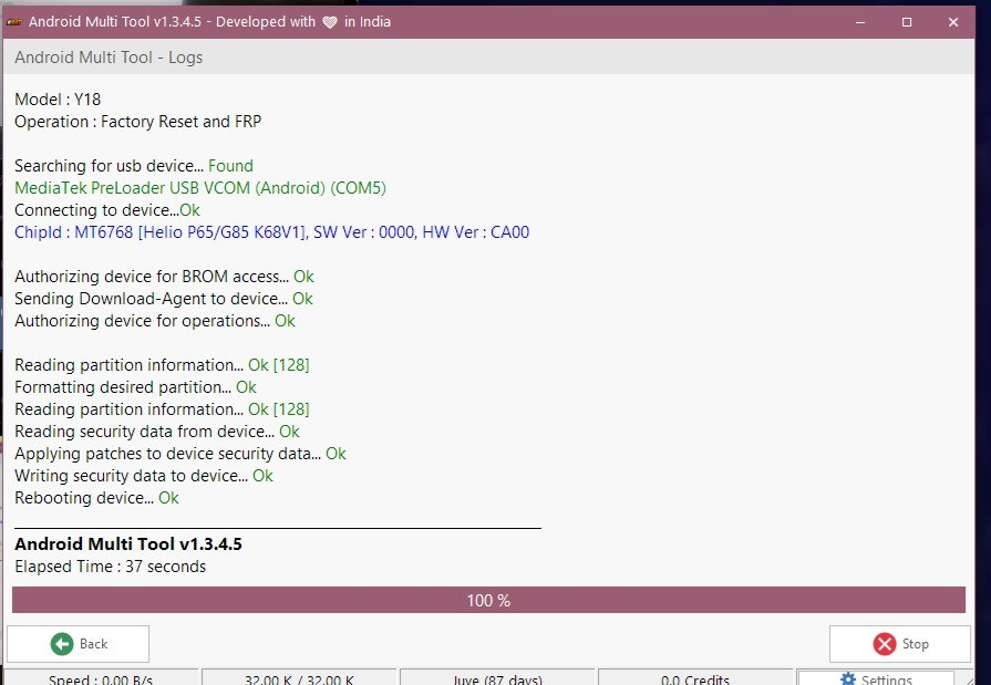 Vivo Y18 FRP Unlock Latest Security