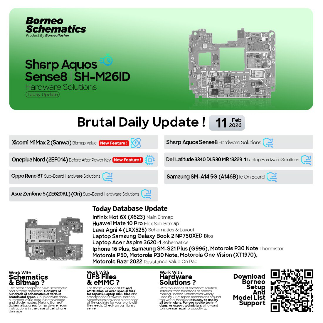 Borneo Schematics February 11 2026 Update