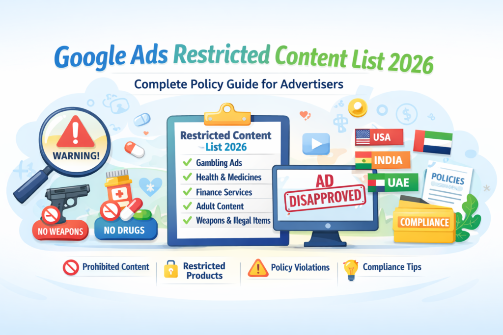 Google Ads Restricted Content List 2026 – Complete Policy Guide