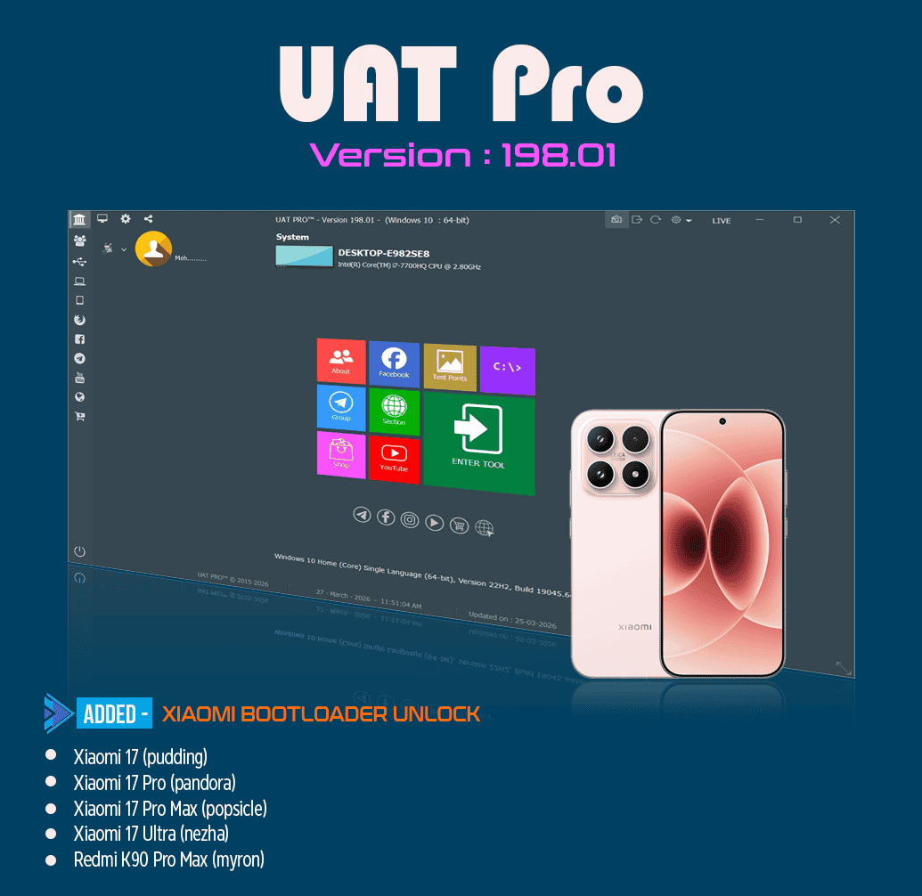 UAT PRO 198.01 Update